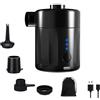 Mojimdo 2025 Versione Pompa Elettrica per Materasso Gonfiatore Ricaricabile Pompa Sottovuoto Portatile 2 in 1, Tiny Pump con 4 Ugelli D'aria e Borsa Conservazione per Campeggio,ad Aria, Piscina
