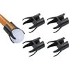 PATIKIL Raccoglitore Palline da Golf, 5Pz Palline da Golf 4-Punta Raccoglitore Back Saver Putter Grip Picker Upper Strumento per Golfisti Accessori per Manico Swing, Nero