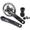 ENGWE MTB Guarnitura per Mountain Bike Cava Integrata Pedivella Modificata Singolo Disco 32T 34T 36T 38T (36T)