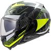 LS2, Casco Moto Modulare ADVANT II ASTRAL H-V Yellow, M