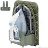 Xabitat Tavola da stiro da tavolo con supporto da parete, D-Crease, portatile, salvaspazio, pieghevole, con supporto da stiro, colore: verde