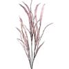 DRW Set di 6 Rami di Foglie Artificiali in Schiuma Eva, plastica e Carta Viola, 90 cm, Violetto, Medidas: 90cm