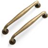 SYZOW 6 pezzi maniglie per mobili antichi ottone,Maniglie per mobili da cucina 128mm maniglie per mobili maniglie cucina maniglie in ottone vintage per mobili antichi