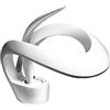SJQKA bagno cascata rubinetto miscelatore, rubinetti miscelatore lavabo ad alta altezza, rubinetto alto monoblocco per bagno top, design moderno e quadrato, ottone, includono tubi,Bianco,standard