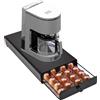 Jomdjmskes 40 Pcs Porta Cialde Caffe, Cassetto Porta Capsule, Organizer Porta Capsule Universale, Portacapsule, Supporto per Macchina da Caffè, Portacialde Macchina per Cucina, Ufficio, Soggiorno