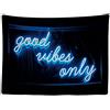 Ulticool - Appeso a Parete Decorazione - Good Vibes Only - 200 x 150 cm Grande Murale Manifesto - Accessori Casa Soggiorno Camera da Letto Soffitto