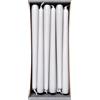 Nordring 12 candele a punta 2,3 cm x 25 cm, grigio chiaro, certificato RAL, antigoccia e raucharm, circa 8 ore di durata