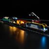 GEAMENT Set di Luci LED Compatibile Con LEGO Freight Train - Kit Di Illuminazione per City 60336 Modello da Costruire (Modello di mattoncini non incluso)