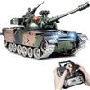 Supdex Carro Armato Telecomandato USA M60 1:18 con Cingoli Robusti, Serbatoio Telecomandato Sparo BB, Fumo, Suoni e Luci Realistici, Carro Armato Radiocomandato 2.4GHz, Batterie Ricaricabili