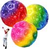 OSDUE Space Bouncing Balls, 3 pezzi Palline Rimbalzanti, Bounciest Light Foam Ball Pop Bouncing Ball, Giocattolo Sensoriale Rubber Bounce Ball, Facile da Impugnare e Catturare, per Atleti e Bambini