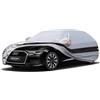 Holthly Telo Copriauto da Esterno Station wagon,Holthly 10 Strati,Copri Auto 100% Impermeabile,Copertura Antipolvere Antigraffio,per Audi A6 Avant,Mercedes Classe E,BMW Serie 5 Touring,Volvo V90.Argenteo.