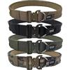 AYIN Cintura tattica a sgancio rapido Molle, 3,8 cm interno e 5,1 cm esterno, cintura tattica resistente, coyote, L/XL