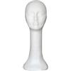 Daedalus Testa femminile Model parrucca di capelli e cappello in polistirolo espanso manichino manichino Manikinfoam femmina testa umana collo lungo parrucca cappello occhiali espositore modello