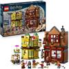 LEGO Harry Potter Accessori di Prima Qualità per il Quidditch e Gelateria - 2 Negozi Giocattolo di Diagon Alley, 6 Personaggi e Accessori come la Scopa Nimbus 2000 - Regalo per Bambini da 8 Anni 76452