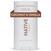 Native Deodorante Donna e Uomo - Senza Alcool e Alluminio - Cocco e Vaniglia - Con Burro di Karité, Olio di Cocco e Bicarbonato di Sodio - Protezione Naturale fino a 72 ore (75 ml)