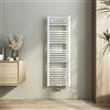 Heilmetz Termoarredo Bagno 1200x400mm, Scaldasalviette Bagno, scaldasalviette termoarredo, Scalda Asciugamani da Parete 1/2, Attacco Centrale, Interasse 50, Bianco