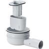 Viega Advantix sifone antiodore per scarico doccia, versione orizzontale altezza da 95 mm, 737573, Advantix [Canaline Doccia e Scarichi Bagno > Canaline Doccia]