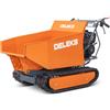 Deleks Mini Dumper cingolato, motore Briggs&Stratton, avv. elettrico, ribaltamento idraulico