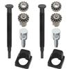 FACULX Regolatore catena viti 2 set compatibili con CS-400 CS400, CS-450 Ricambi per motoseghe V651000001, V651000011 Tensione della catena regolabile