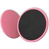 Ginddy Slider Fitness Dischi,Dischi di Scorrimento Doppio Lato Attrezzi Pilates per Casa Disco Rotante Fitness per Allenamento Addominali,Yoga,Pilates,Palestra e Casa,per Tutte Le Superfici Esercizio(Rosa)