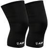 AQF Ginocchiere Palestra - Singolo, Doppio e Triplo Ginocchiere Powerlifting - Ginocchiere Uomo e Donna, Knee Support for Stacchi, Squat, & Pallavolo (2 Strato, L)