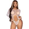 Leg Avenue Dessous-Set-8928922002 Set di Biancheria Intima, White, One Size (Pacco da 2) Donna
