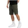 Lonsdale Totton Pantaloncini, Oliva/Nero, L Uomo