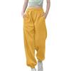Generico Pantaloni Cargo per Bambina,Pantaloni in Denim Joggers Sweatpants Hip Hop Adolescenti Casual con Vita Alta Bambina Ragazza Plain Primavera Estate
