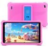 qunyiCO Kids Tablet 7 pollici Android 11 OS 2 GB di RAM Schermo touch HD 1024 x 600 Fotocamera WiFi Bluetooth App di apprendimento con controllo genitori su Playstore (Rosa)
