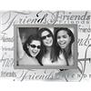 Malden International Designs 3038-46 - Cornice portafoto Friends con Vetro a Specchio e Bordo Interno in Metallo Argentato, 10 x 15 cm, Trasparente