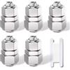 Bwintech 5 pezzi da 8 mm a 10 mm di raccordi riduttori rapidi pneumatici diritti con riduzione a spinta a TUBO (KPG8-10)