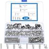 mauuuba 130 Pezzi Pioli Supporti per Mensole, 5mm 6mm Reggi Mensola, Perni per Mensole Mensola Armadio, Pioli di Supporto per Mensole Ripiani in Vetro, Pioli Staffa per Mensola Legno Librerie, 4 Stili