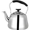 Luwecf Bollitore a Fischio Portatile da 1 Litro con Infusore Rimovibile per Vaso da Cucina