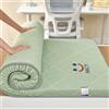 YOUGANG Materasso per dormitorio, letto per gli ospiti, 5 cm di spessore, materasso futon giapponese, in schiuma ad alta densità, topper pieghevole per letto singolo/doppio/queen/king (verde, 120 x 200 cm)