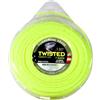 MAXPOWER 338816 Filo decespugliatore in copolimero 3.3mm 32 Metri Quadrato Ritorto, Giallo Neon