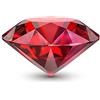 Khushbu Gems Diamante americano da 8,25 carati certificato in laboratorio, free size, Pietra preziosa sciolta dello zircone cubico rosso naturale, ZRICON ROSSO (Diamante Americano)