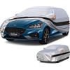 Holthly 10 strati Telo Copriauto per Ford Focus Hatchback(1999-2025),100% copertura auto impermeabile,Telo Copri Auto per Esterno,impermeabile,protezione UV,antivento,antipolvere.