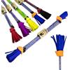 Juggle Dream Picasso Flowerstick. Bastone da Giocoliere con Bacchette in Silicone Ultra Grip. Bastone da Diavolo per Giocoleria (Blu/Arancia)