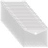 Teuena Portadocumenti A5 Trasparenti 20 Cartelline con Bottone 23x18cm Buste per Documenti in Plastica Cartellina Porta Documenti Cartella Portadocumenti Impermeabile per Casa ed Archivio Ufficio