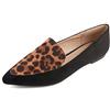 Feversole Women's Loafer Flat Pointed Mocassini da Donna alla Moda con Punta Piatta e comode Scarpe da Ufficio da Guida