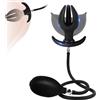 GKLWEJ Plug anale gonfiabile, dilatatore anale in silicone con grande apertura e pompa rimovibile, espansore anale, stimolazione della prostata, dilatatore uretrale