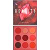 Docolor 9 Colori Palette Ombretto Rosso Palette Ombretto Polvere Colorata in Crema Glitterata Altamente Pigmentata Naked Smokey Mattes Shimmers Palette Trucco Impermeabile