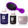 Hairmed - WetBrush Kit Trattamento Ricostruzione Hairmed con Cheratina R3 Capelli Fini Ultra Danneggiati e Spazzola WetBrush Districante Mini