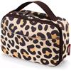 Nvseaty Borsa Isolante Viaggio Diabete Insulina Medicinali Cosmetici Ospedale Allattamento Merenda Trekking Scuola Materna Frigo Portatile Compatta Organizzazione Multiuso - Leopardo