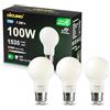 DiCUNO Lampadina LED E27 UltraEfficient Classe A, 7.3W=100W, 2700K, 3 Pezzi