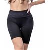 Renato Balestra Leggings Donna Corti Sportivi Vita Media Elasticizzati - Yoga Boxer Pantaloni Corti Fitness Ciclismo Allenamento Jogging Shorts - Cotone e Spandex (IT, Testo, S, M, Regular, Regular, Nero)