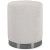 Bizzotto Pouf Ernestine Colore Grigio Chiaro