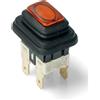 Didiesse Ricambi Didiesse Frog - Interruttore Spia Bipolare Arancio Erogazione FR038