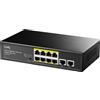 CUDY Switch PoE+ 10/100M 8 Porte con 2 Porte Uplink