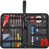 GOOBAY Kit Valigetta di 20 Attrezzi con Set di Saldatura in Pratica Custodia